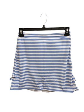 G/FORE Blue and White Striped Golf Skort Size Extra Small